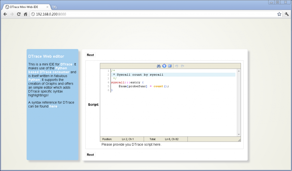 No Huddle Offense » DTrace